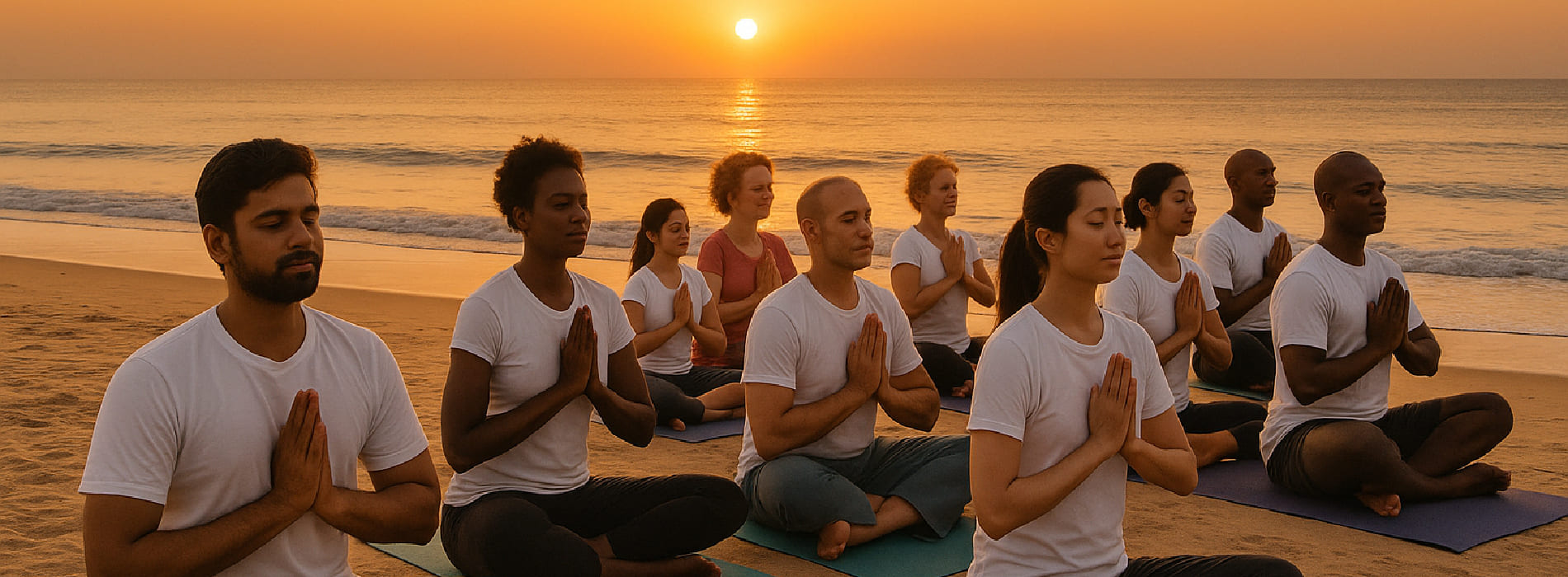 International yoga day 2025 sunrise yoga
