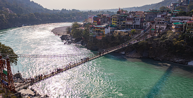 Riverside wellness retreat in Rishikesh