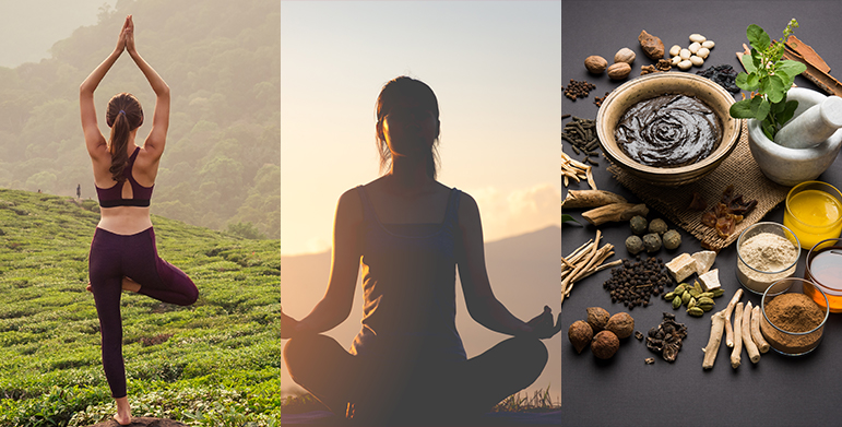 Wellness activities at a Rishikesh retreat