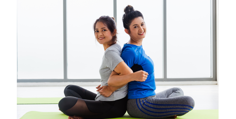 Yoga instructor conducting a structured home yoga session in Noida