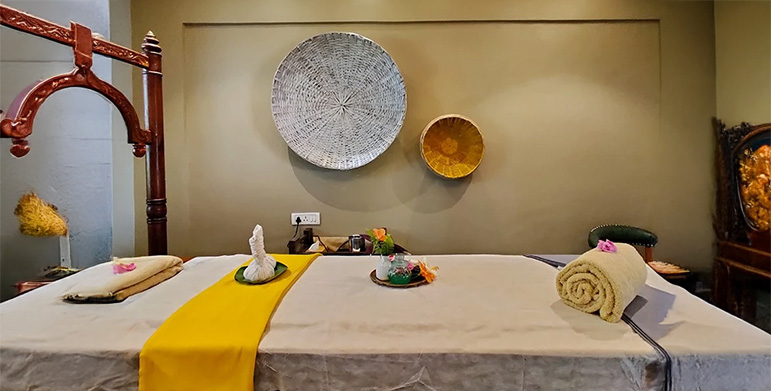 Women’s wellness retreat near Mumbai offering Ayurveda therapies, spa treatments, meditation and emotional healing experiences